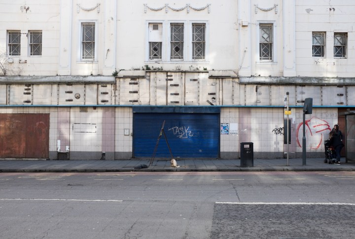derelict building, fountainbridge